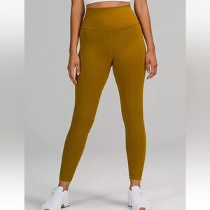 Gold spice lululemon Wunder training leggings